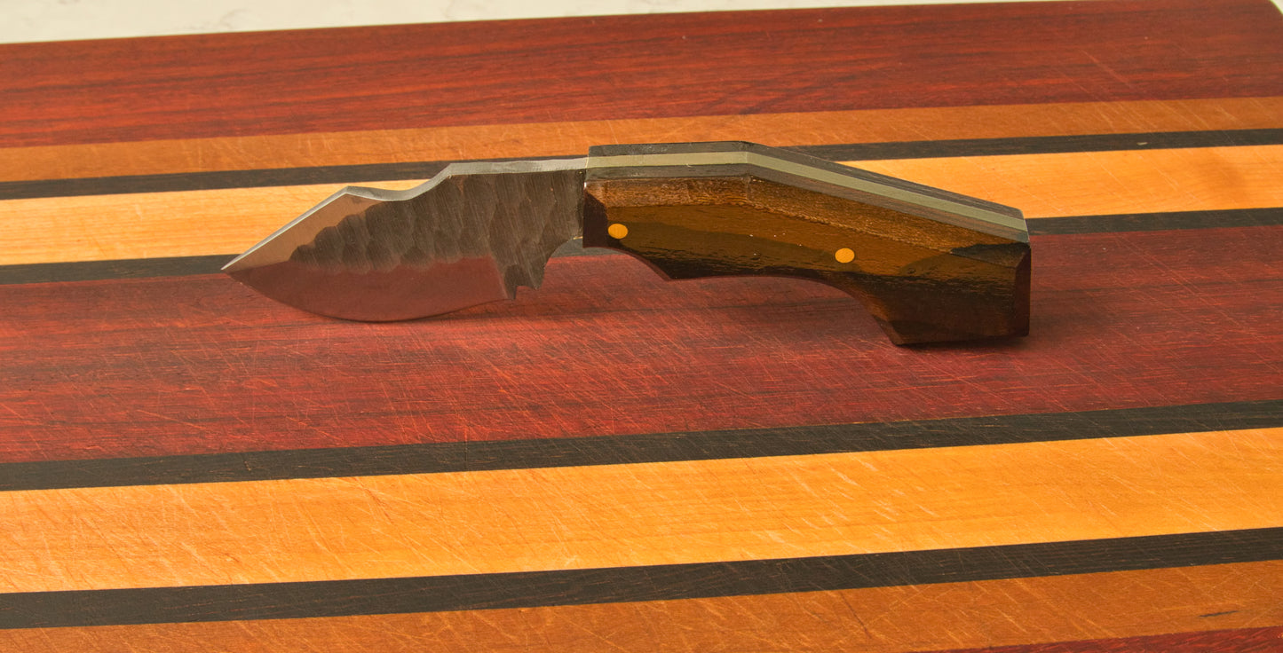 Hammered Steel Carry Knife no Sheath