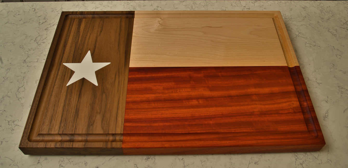 Texas Flag Brisket Board