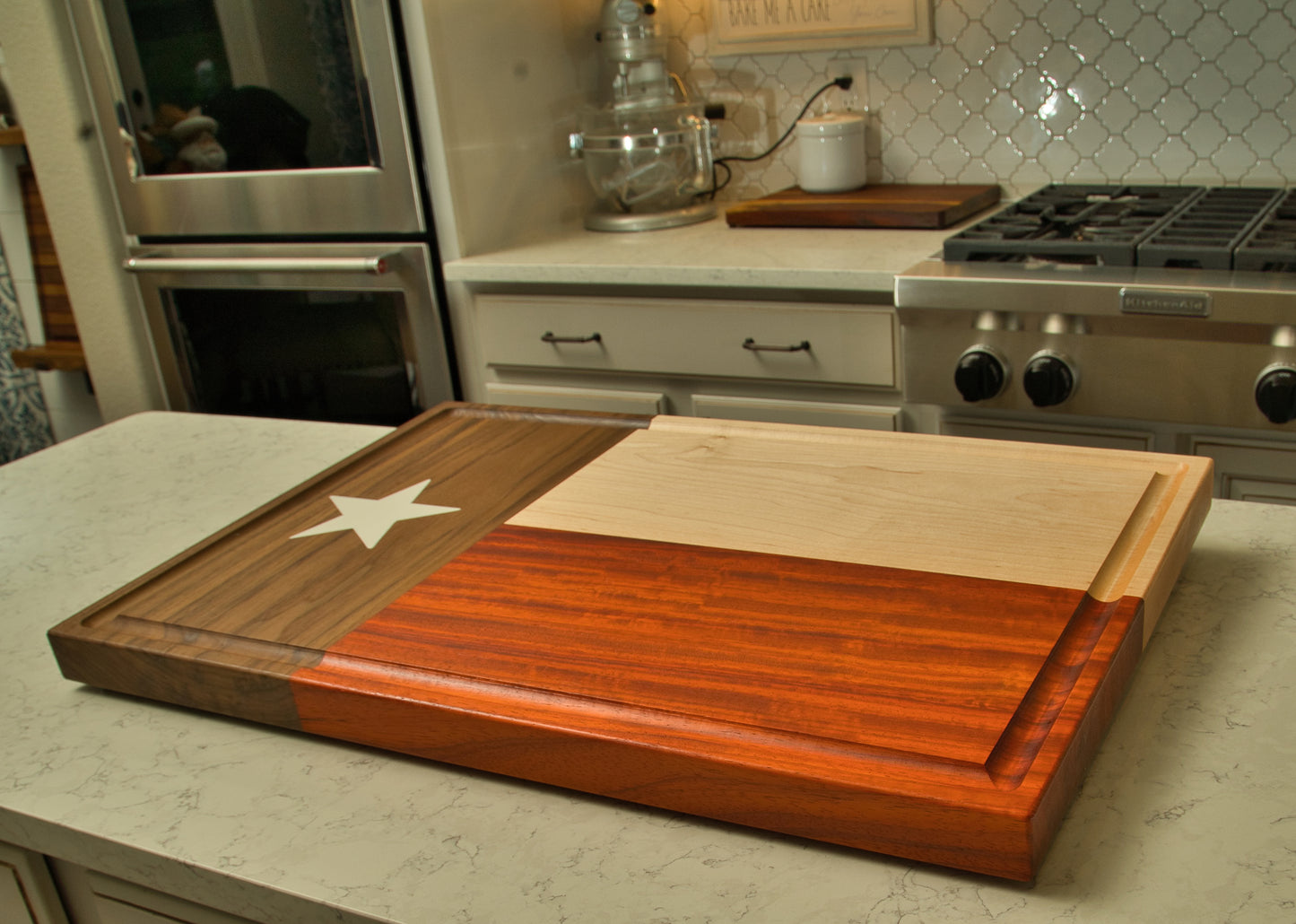 Texas Flag Brisket Board