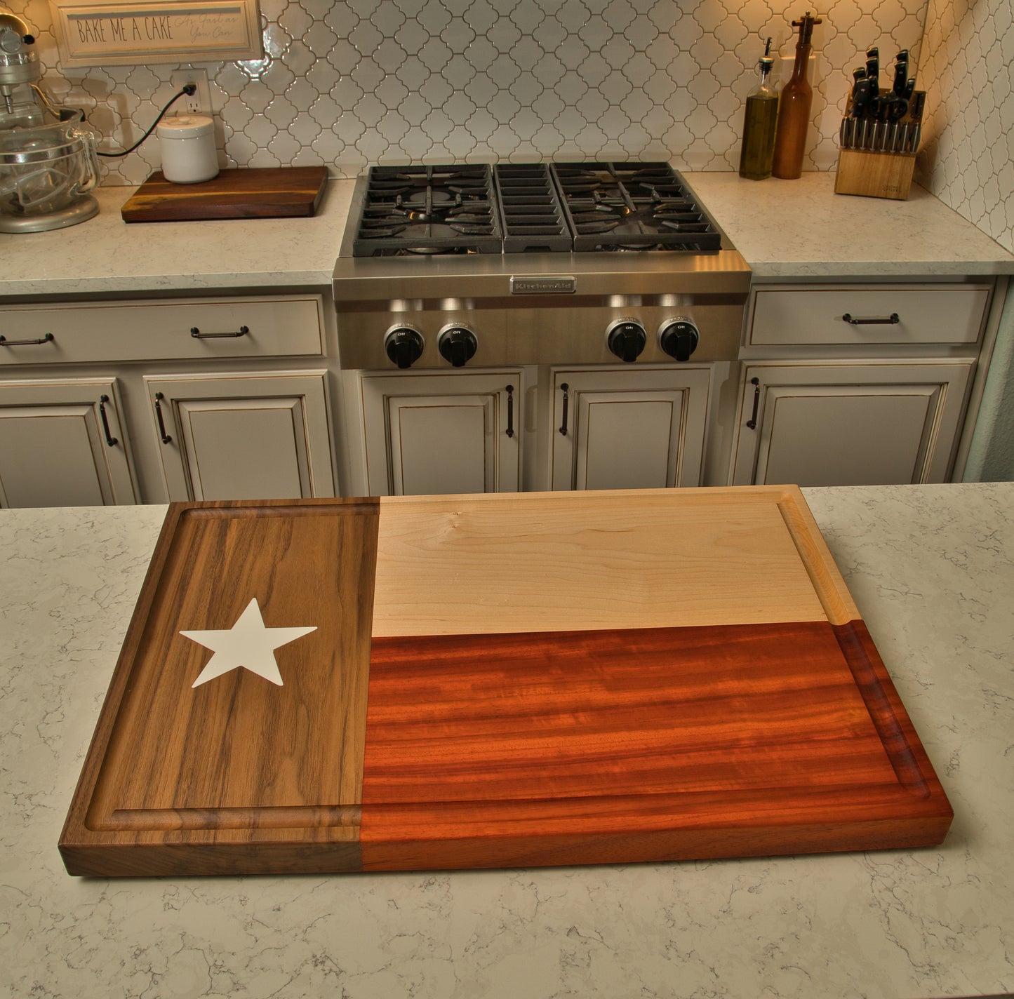 Texas Flag Brisket Board