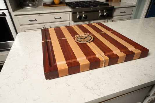 Brisket Board-BB2-Padauk and Hard Maple